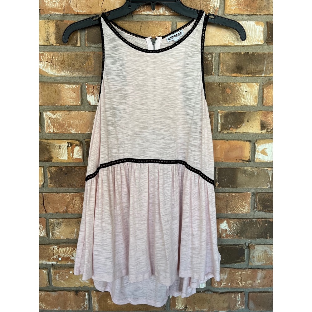Express Women’s Light Pink Sleeveless Racerback Top Size Medium